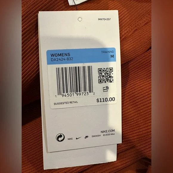 Rust color, Nike jumpsuit - Picture 5 of 5